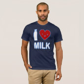 I Love Milk T-Shirt (Voorkant volledig)