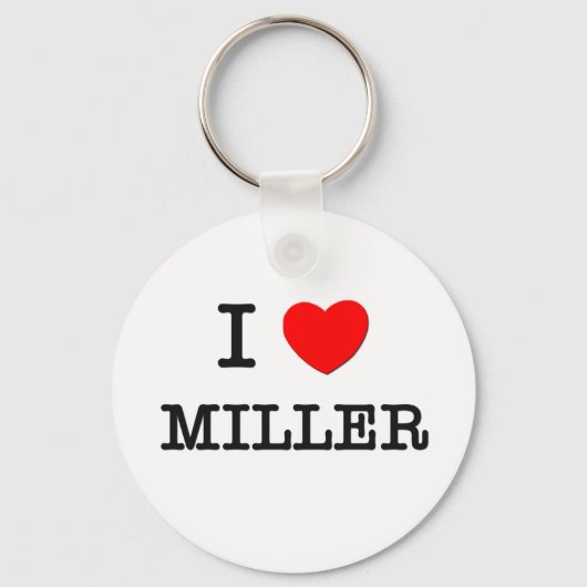 I Love Miller Sleutelhanger (Voorkant)