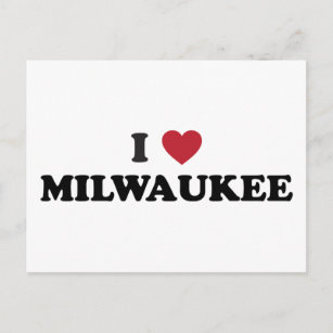 I Love Milwaukee Wisconsin Briefkaart