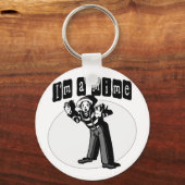 I Love Mimes Sleutelhanger (Voorkant)