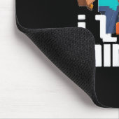 I Love Miners Funny Mining Gamer Xel Ckaxe  Muismat (Hoek)