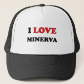 I Love Minerva Trucker Pet (Voorkant)
