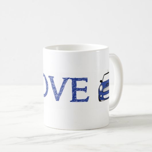 I Love Mini Coffee Mok (Voorkant rechts)