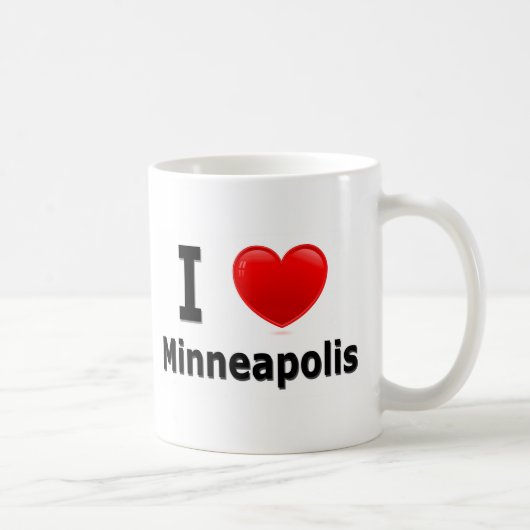 I Love Minneapolis Koffiemok (Rechts)