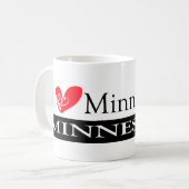 I Love Minneapolis Minnesota Koffiemok (Voorkant links)
