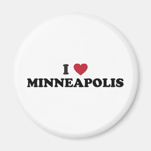 I Love Minneapolis Minnesota Magneet