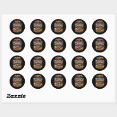 I Love Minneapolis Ronde Sticker (Vel)