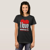 I Love Minnesota Best Home State I Heart Minnesota T-shirt (Voorkant volledig)