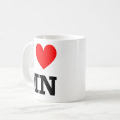 I Love Minnesota Design Koffiemok (Voorkant links)