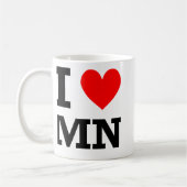 I Love Minnesota Design Koffiemok (Links)