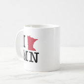 I Love Minnesota Koffiemok (Voorkant links)