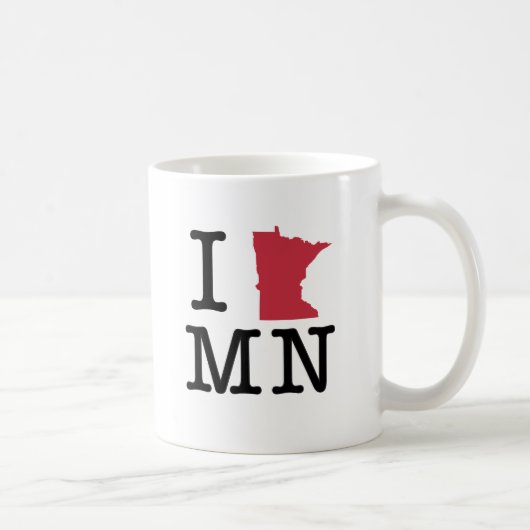 I Love Minnesota Koffiemok (Rechts)
