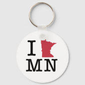 I Love Minnesota Sleutelhanger (Voorkant)