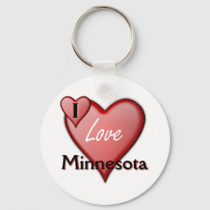 I Love Minnesota Sleutelhanger