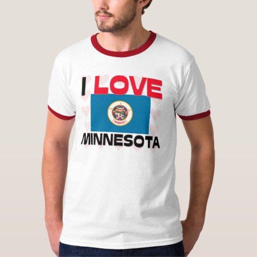 I Love Minnesota T-shirt (Voorkant)