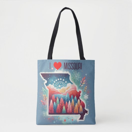 I Love Missouri Tote Bag (Voorkant)
