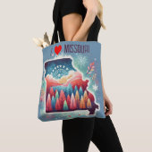I Love Missouri Tote Bag (Dichtbij)