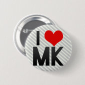I Love MK Ronde Button 5,7 Cm (Voorkant /achterkant)