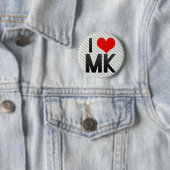 I Love MK Ronde Button 5,7 Cm (In situ)