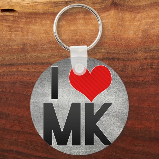 I Love MK Sleutelhanger (Voorkant)