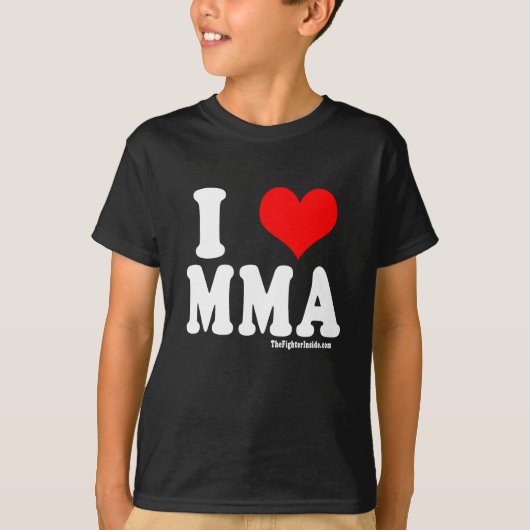 I Love MMA T-shirt (Voorkant)