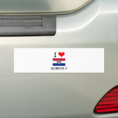 I Love Moberly Missouri Bumpersticker (Op auto)