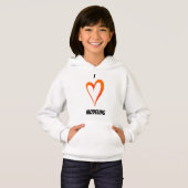 I Love Modeling - Kinder Pullover Hoodie (Voorkant volledig)