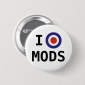 I Love Mods Button (Voorkant /achterkant)