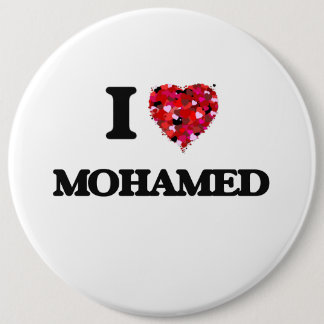 I Love Mohamed Ronde Button 6,0 Cm