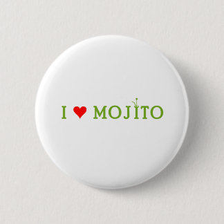 I Love Mojito Ronde Button 5,7 Cm
