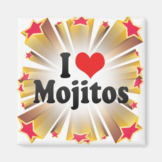 I Love Mojitos Magneet (Voorkant)