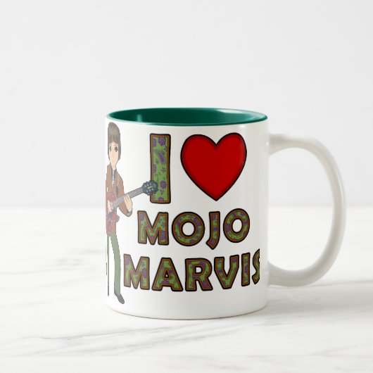 I Love Mojo Marvis Tweekleurige Koffiemok (Rechts)