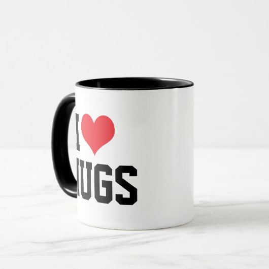 I Love Mokken - Coffee Mok Glassware Collector Cad (Voorkant links)