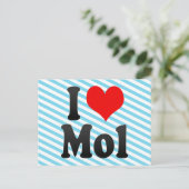 I Love Mol, België Briefkaart (Staand voorkant)