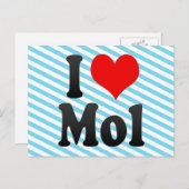 I Love Mol, België Briefkaart (Voorkant / Achterkant)