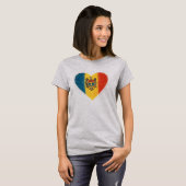 I love Moldova – Iubesc Moldova  T-shirt (Voorkant volledig)