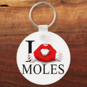 I Love Moles Sleutelhangers (Voorkant)