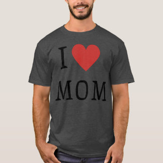 I LOVE MOM BESTE MOEDER OOIT KINDER Unise vrienden T-shirt