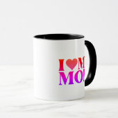 I Love Mom Mug – Sweet Gift for Mother Mok (Voorkant rechts)