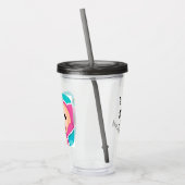 I Love Momo Monkey Acrylic Tumbler Acryl Drinkbeker (Links)