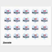 I Love Monaco Ronde Sticker (Vel)