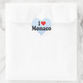 I Love Monaco Ronde Sticker (Tas)