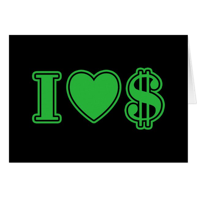 I Love Money (Voorkant Horizontaal)
