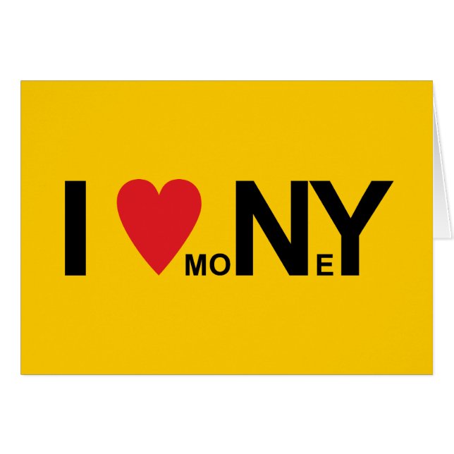 I Love Money (Voorkant Horizontaal)