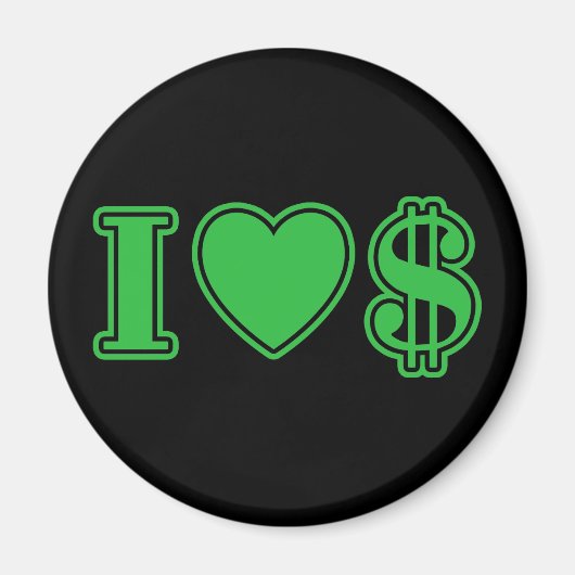 I Love Money Magneet (Voorkant)