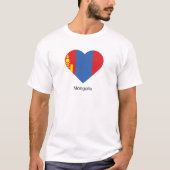 I Love Mongolia T-shirt (Voorkant)