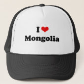 I Love Mongolia Tshirt Trucker Pet (Voorkant)