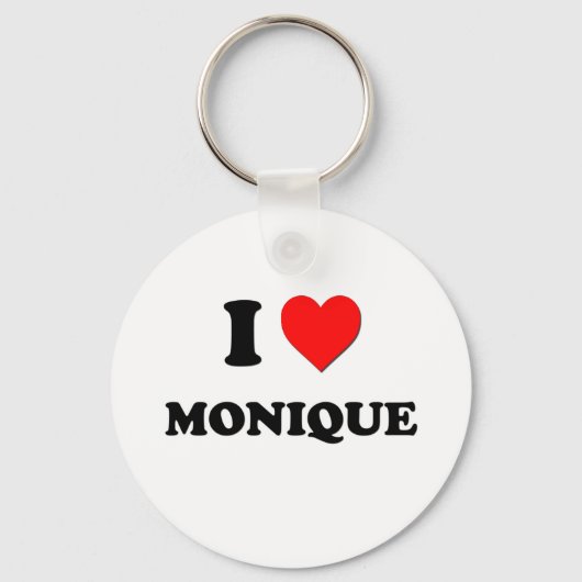 I Love Monique Sleutelhanger (Voorkant)