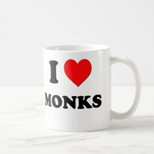 I Love Monks Koffiemok (Rechts)