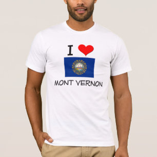 I Love Mont Vernon New Hampshire T-shirt